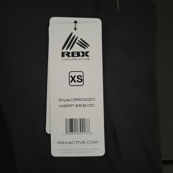 NWT RBX Size XS Tech Flex Crop Leggings - Picture 4 of 6